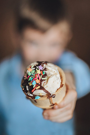 we made cupcake ice cream cones here.